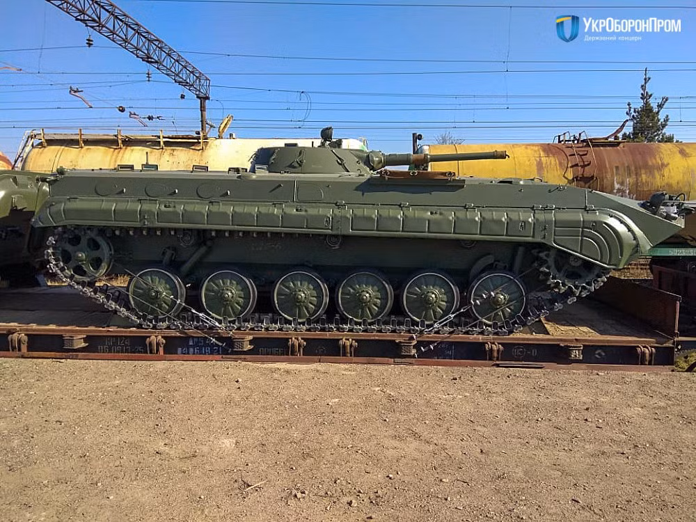 Theo thông tin được phía Ukraine đăng tải, những xe chiến đấu bộ binh này sẽ giúp "tăng cường khả năng phòng thủ" của quân đội nước này. Nguồn ảnh: BMDP.