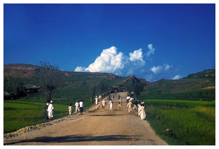 Cuộc sống thường ngày của người dân Hàn Quốc đầu những năm 1950.