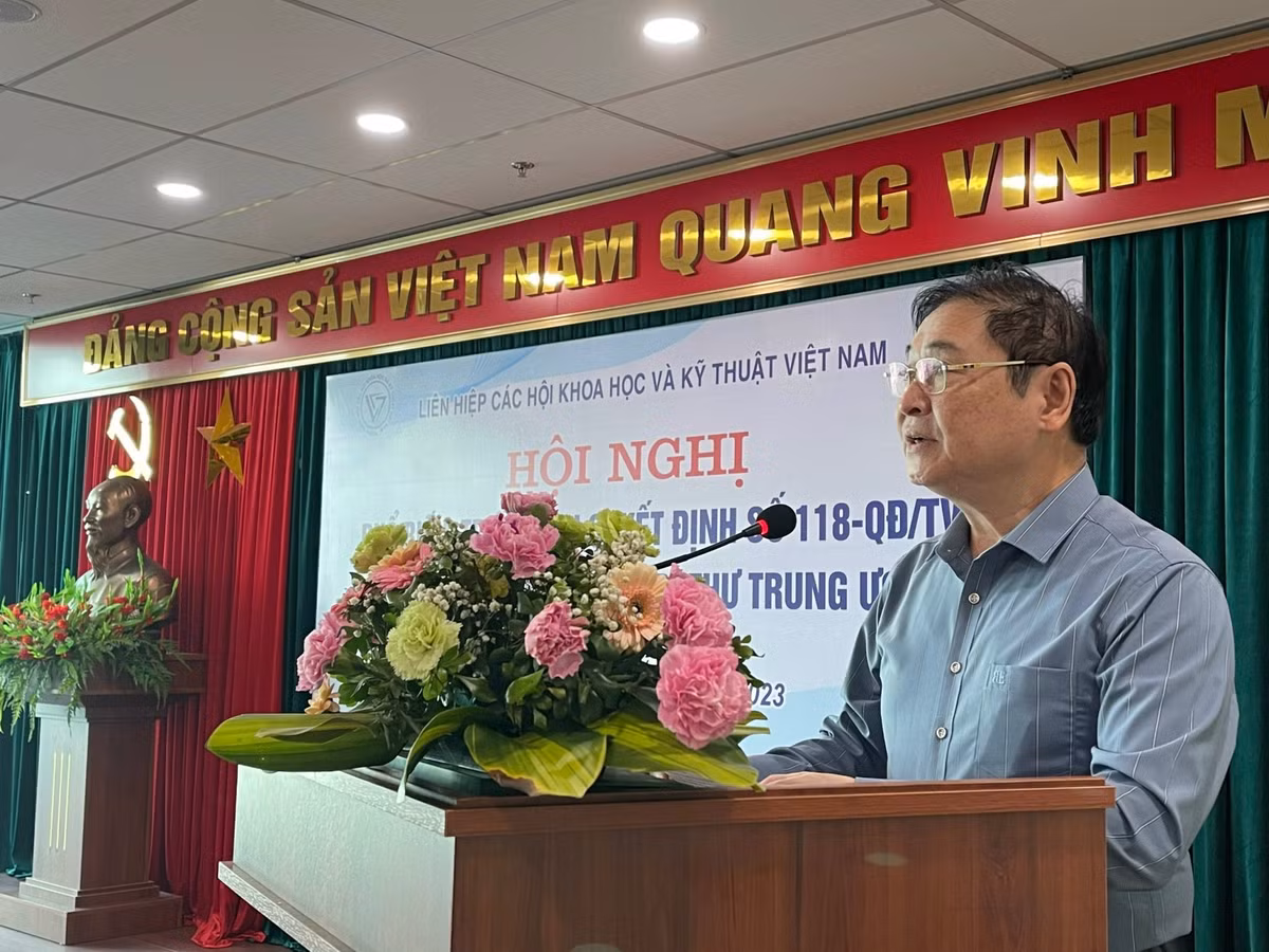 VUSTA to chuc Hoi nghi Pho bien, trien khai Quyet dinh so 118-QD/TW ngay 22/8/2023 cua Ban Bi Thu Trung uong