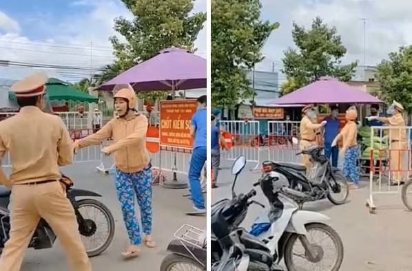  Người phụ nữ không mang khẩu trang còn chống đối: Trưa 2/8, Nguyễn Thị Thục (49 tuổi, ngụ TP.Tây Ninh) không mang khẩu trang, liên tục có hành vi chống đối quyết liệt, chửi bởi, tấn công vào lực lượng làm nhiệm vụ tại chốt kiểm soát phòng chống dịch ở huyện Dương Minh Châu (Tây Ninh) Gia đình bà Thục đến bảo lãnh và xuất trình giấy ra viện của người này do Bệnh viện Tâm thần cấp. 