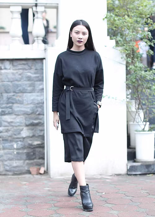 Hầu Thị Trang Thanh - “bản sao của Helly Tống” bất ngờ xuất hiện trong vòng sơ tuyển và ngay lập tức thu hút ống kính phóng viên. 