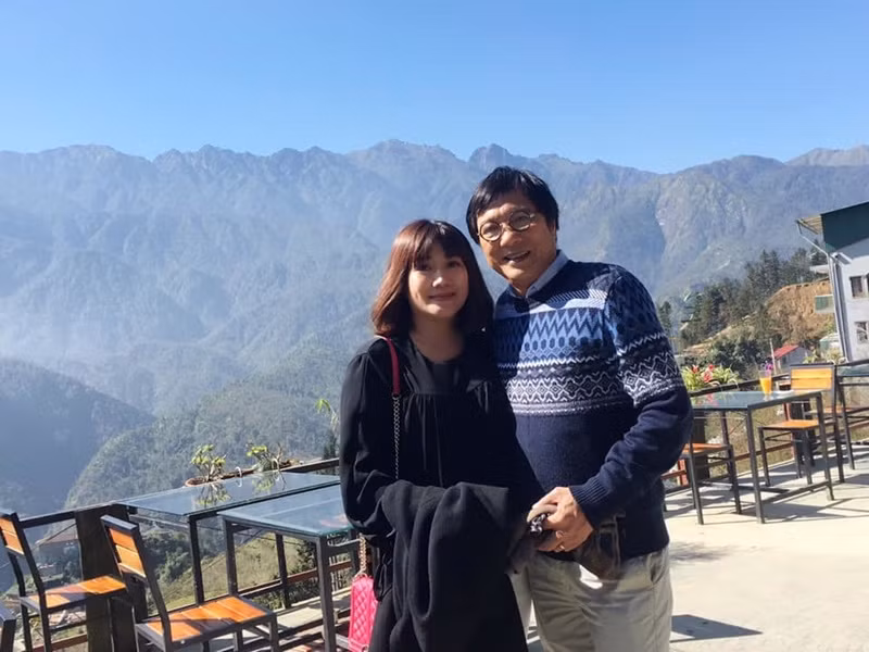 Lan Phương là người Đà Nẵng, kém Trọng Trinh đến 16 tuổi. Cả hai quen nhau qua sự giới thiệu của bạn bè. Ảnh: Vietnamnet