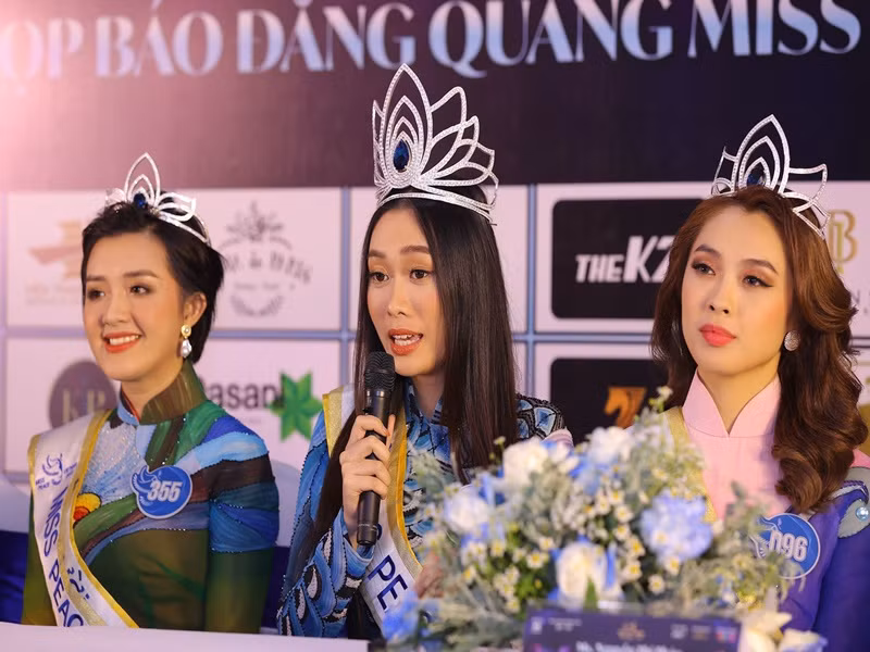  Hoa hậu Ban Mai vượt mặt gần 50 người đẹp khác để giành vương viện. Ảnh: Vietnamnet