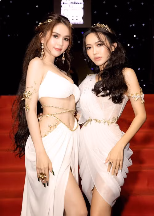 Diệu Nhi khẳng định cô không quan tâm khi bị mang lên bàn cân so sánh với Ngọc Trinh về nhan sắc và diễn xuất. Ảnh: FBNV