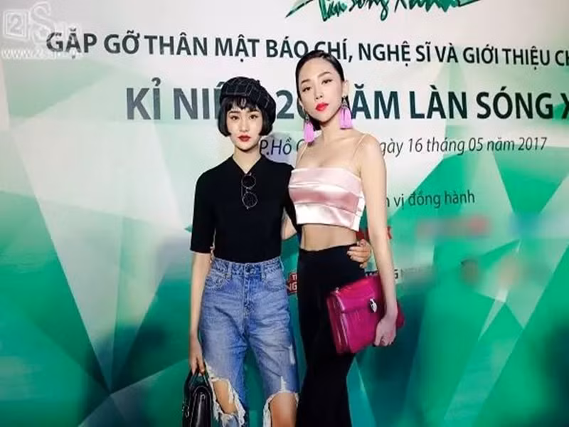 Quen biết Soobin Hoàng Sơn nên Tóc Tiên đã mời nam ca sĩ hỗ trợ Hiền Hồ ở Giọng hát Việt. Ảnh: Vietnamnet