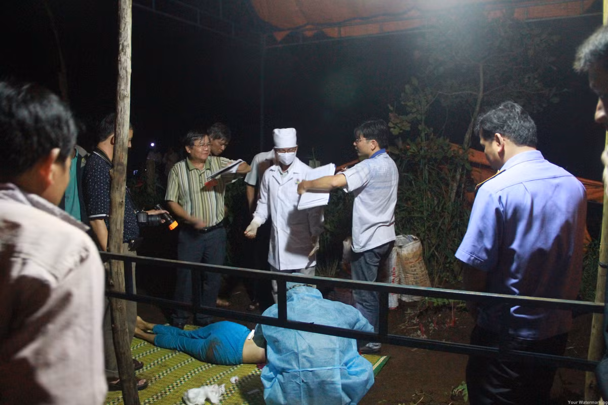 Đến khoảng 23h, đi ngang qua nhà ông Nguyễn Xuân Cường (thôn Ia Tang), Tiến nghe tiếng chó sủa nên đột nhập vào nhà ông Cường để trộm chó thì bị phát hiện.