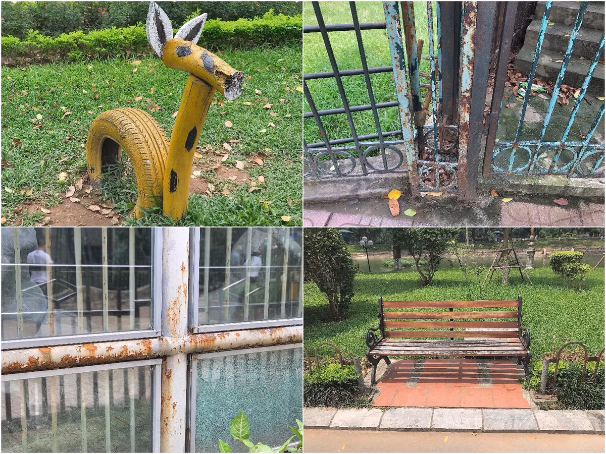 Công viên Thủ Lệ được khánh thành từ năm 1975, đến nay đã hoạt động được 47 năm. Tuy trải qua nhiều lần nâng cấp nhưng tình trạng xuống cấp vẫn chưa được khắc phục triệt để. Hiện tại, nhà chiếu phim bỏ hoang, tường rào bị móp, hoen gỉ...