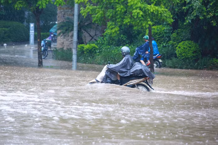 Dự báo thời tiết ngày 12/8, các tỉnh, thành miền Bắc đến Thanh Hóa tiếp tục có mưa đến rất to, nhưng lượng mưa có xu hướng giảm.