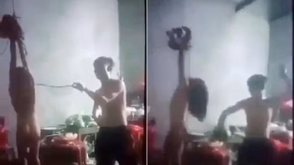 Tin nóng 5/8: Cha cởi áo, cột tay con gái ruột treo lên trần nhà đánh đập Tin nong 5/8: Cha coi ao, cot tay con gai ruot treo len tran nha danh dap
