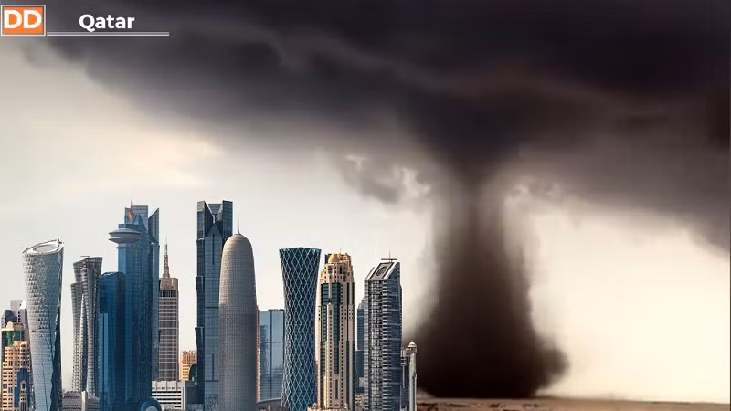 Qatar là quốc gia xếp hạng thấp nhất trong số các quốc gia trên thế giới theo chỉ số rủi ro về thiên tai. Mặc dù thiên tai không phải là chưa từng xảy ra ở Qatar, nhưng lốc xoáy là hiện tượng rất hiếm gặp.