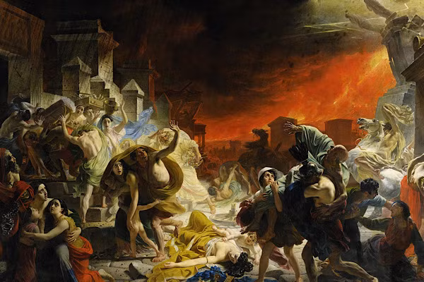 Ngày 24 tháng 8 năm 79 là một ngày đẹp trời vào cuối hè ở Pompeii cả thành phố Pompeii đã bị diệt vong do thảm hoạ núi lửa.