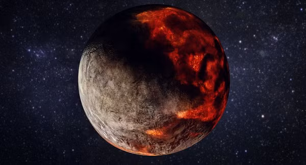 Giả định về mưa nham thạch diễn ra ban đêm cũng cho thấy khả năng 55 Cancri e tự quay quanh trục và sở hữu hai buổi ngày - đêm.