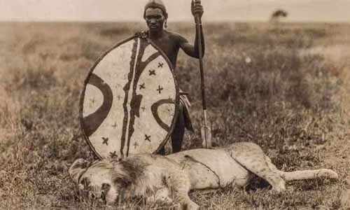 Săn sư tử là tập tục hãi hùng ở bộ lạc Maasai tại Kenya. Năm lên 16 tuổi, các chàng trai trong làng phải giết chết một con sư tử như một nghi thức chứng tỏ bản thân trở thành một chiến binh thực thụ.