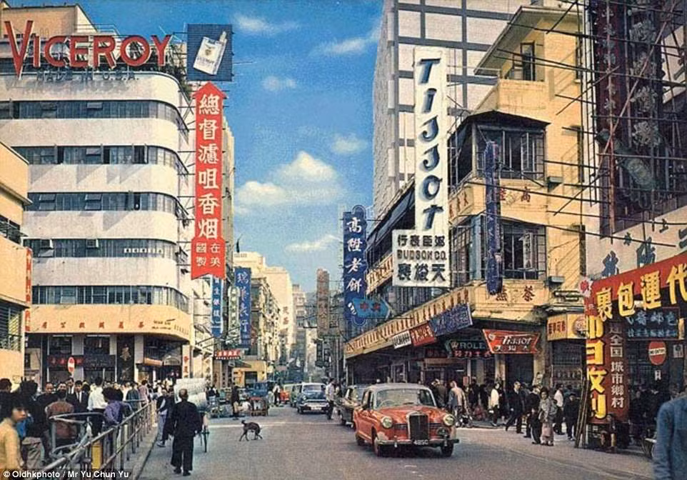 Hình ảnh Hong Kong năm 1962.