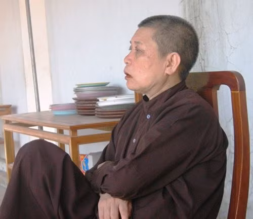 Sư thầy Thích Đàm Đam - Trụ trì chùa Bà Đanh.