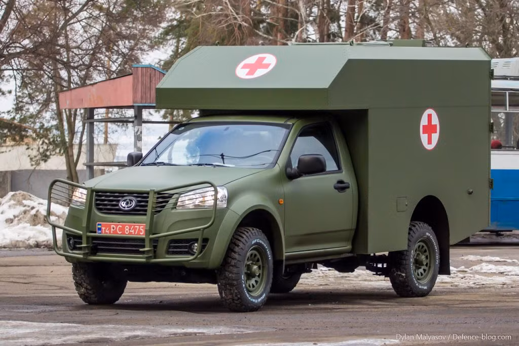 Mang tên Bogdan 2251. Xe cứu thương chiến thuật (tatical ambulance car) được chế tạo để cung cấp cho các lực lượng vũ trang của Lục quân Ukraine. Nguồn ảnh: Defenceblog.