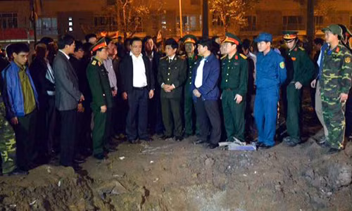 Vu no kinh hoang o Van Phu: Bi thu Ha Noi thi sat hien truong