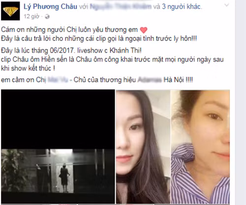 Ly Phuong Chau - Hien Sen len tieng ve clip cung vao khach san-Hinh-3