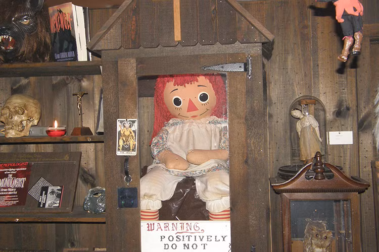 Khác với tạo hình khá rùng rợn trên phim, búp bê Annabelle thật có hình dạng của Raggedy Ann – một nhân vật trong bộ truyện thiếu nhi. Nó trông hiền lành, đáng yêu. Trong phim, ở đoạn cuối, nhân vật Annabelle/Janice được cha mẹ nuôi trao tặng con búp bê thật này.