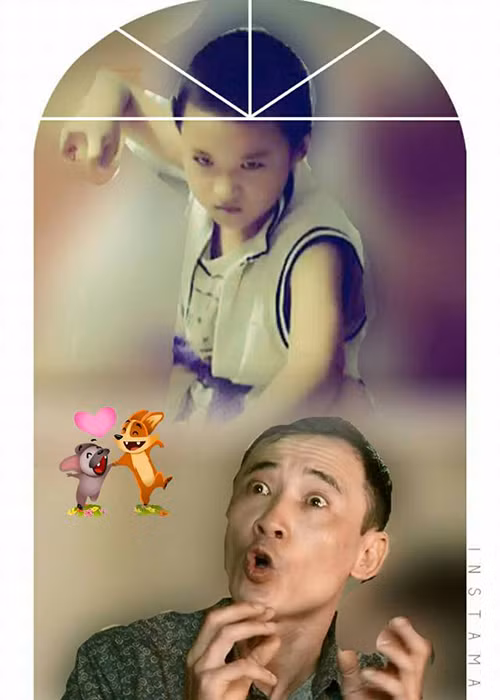 Nghệ sĩ Hồng Quân thường xuyên chia sẻ hình ảnh của con trai kèm chú thích hài hước. Ảnh: FBNV
