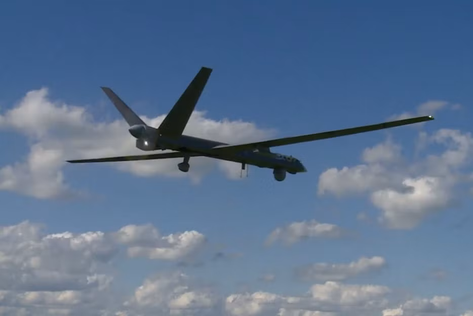Phiên bản UAV tấn công Orion-E sẽ có khả năng bay ở tầm cao 7500 mét với tầm bay 250 km hoặc 24 giờ liên tục. Các tính năng thám sát của chiếc UAV tấn công này bao gồm chụp ảnh độ phân dải cao và thu thập tín hiệu tình báo của đối phương vẫn được giữ nguyên. Ảnh: Mask.