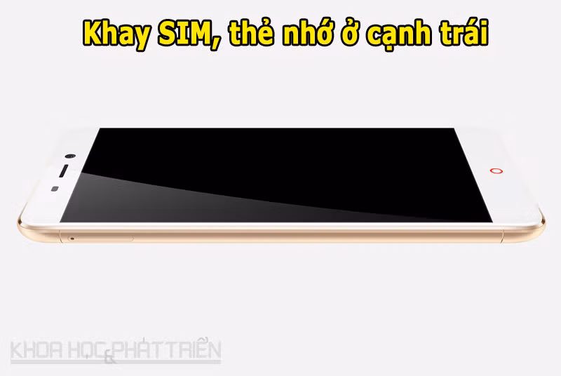 Khay cắm thẻ nhớ dùng chung với khe SIM 2.