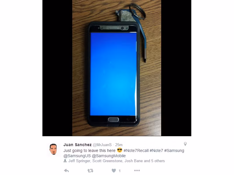 Note 7 trên thực tế.