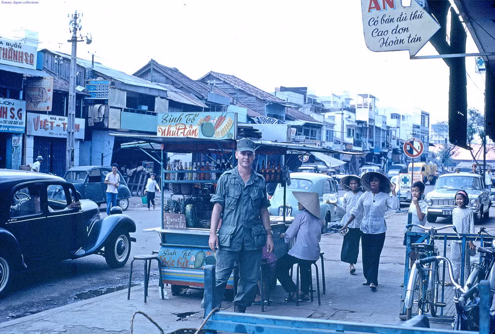 Đường Đề Thám ở Sài Gòn.