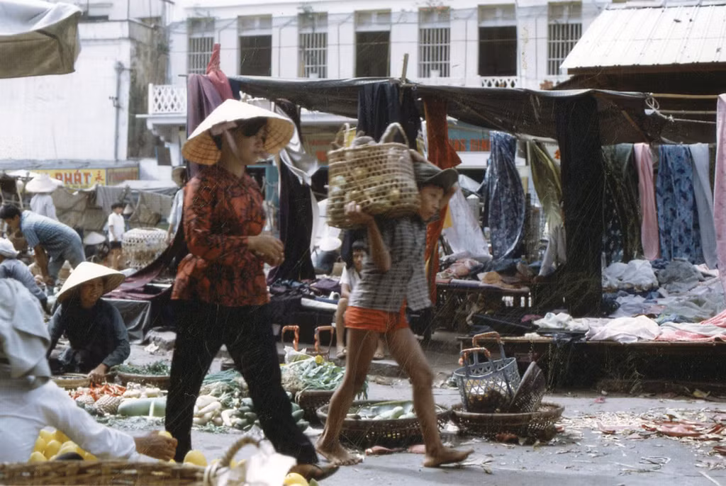 Một góc chợ.