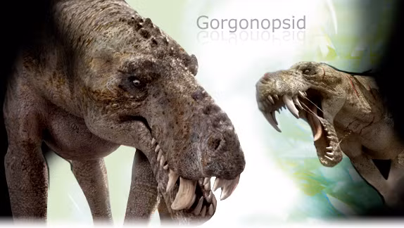 Gorgonopsid dùng răng nanh để đâm con mồi khiến chúng mất máu, từ từ yếu đi rồi ăn thịt.