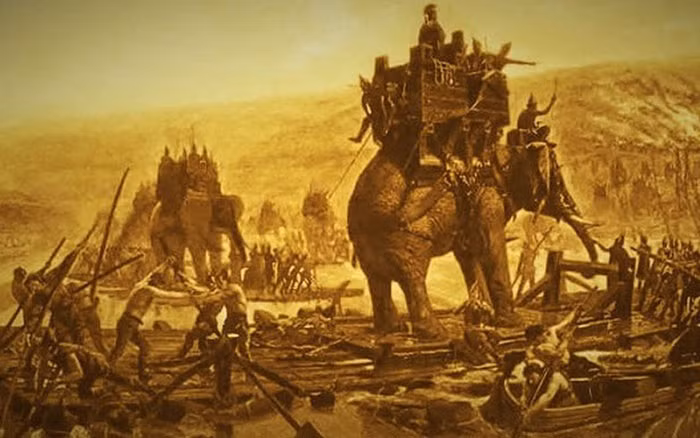 Đến cuối triều đại của Ashoka Đại đế, lãnh thổ đế chế Maurya từ Biển Ả Rập đến Vịnh Bengal.