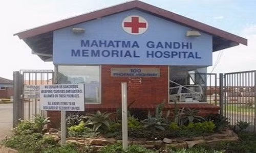 Bệnh viện Mahatma Gandhi, nơi anh Mkhize được cấp cứu sau khi ra khỏi nhà xác.