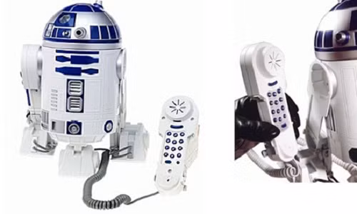 Robot R2D2 trong "Star Wars" cũng trở thành cảm hứng thiết kế của mẫu điện thoại cố định.