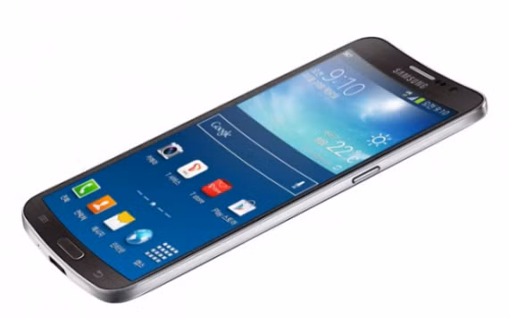 Samsung Galaxy Round là chiếc điện thoại màn hình cong đầu tiên trên thế giới. Màn hình có kích thước 5,7 inch cho người dùng có cảm giác cầm thoải mái và thuận tay. Ảnh: Geekdashboard.