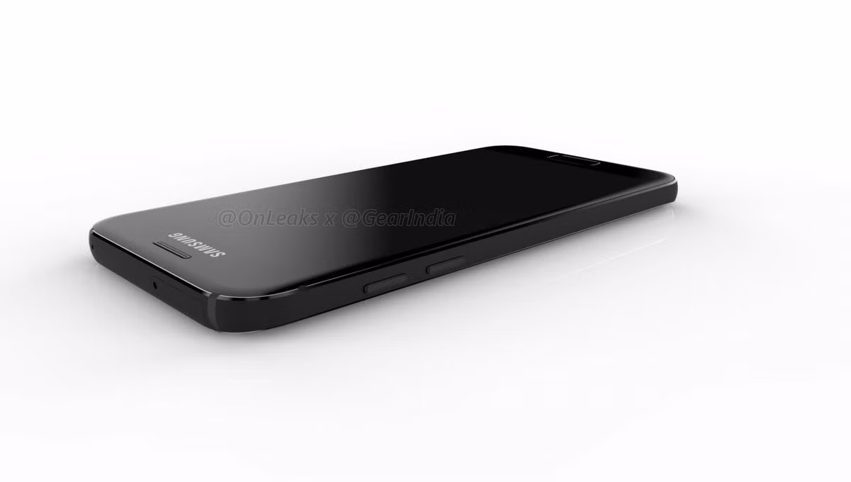 Cũng giống như chiếc Galaxy A5 (2017) và Galaxy A7 (2017), chiếc Samsung Galaxy A3 phiên bản 2017 được mượn rất nhiều từ thiết kế của Galaxy S7.