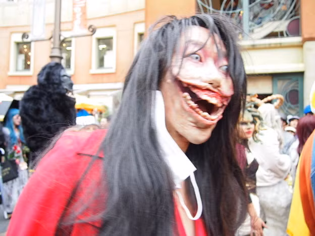 Lễ hội Halloween không phải là lễ hội truyền thống ở Nhật Bản nhưng người dân nơi đây lại rất yêu thích lễ hội này. Nhật Bản vốn là đất nước có nhiều nhân vật ma quái trong sử thi, truyền thuyết nên khi du lịch Nhật Bản vào thời điểm này, du khách sẽ phải ngỡ ngàng trước sự đa dạng về tạo hình của giới trẻ Nhật. Ảnh: Photozou.