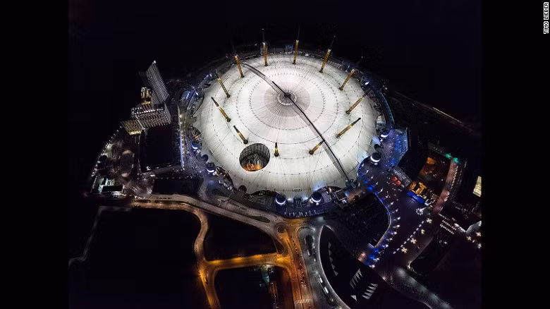 O2 Arena là nơi các siêu sao trên toàn thế giới đến đây biểu diễn.