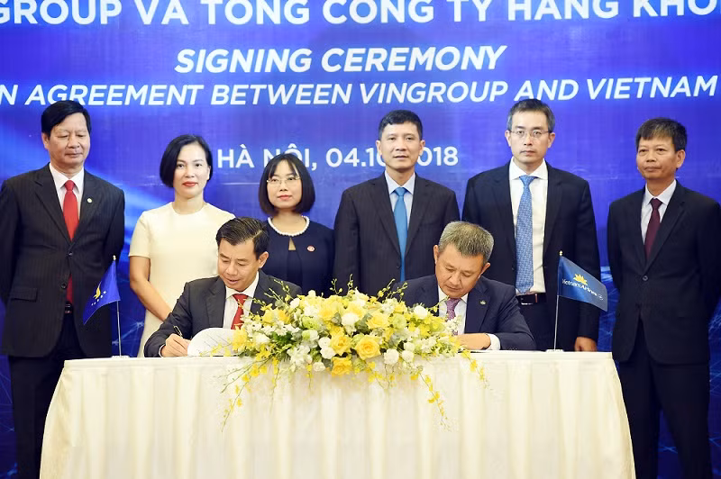 Vietnam Airlines - Vingroup ky thoa thuan hop tac