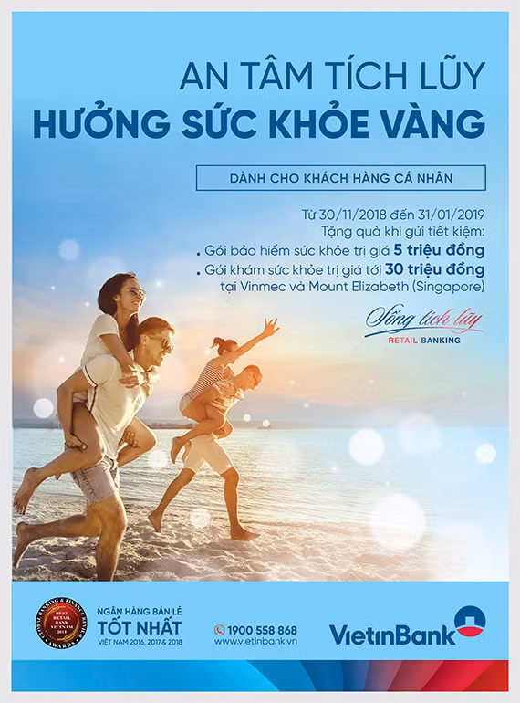Cung VietinBank an tam tich luy huong suc khoe vang