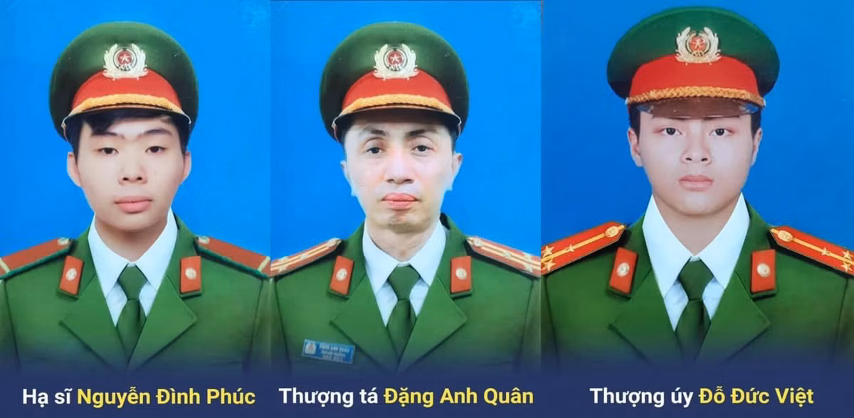 Le truy dieu 3 chien si canh sat PCCC hy sinh duoc to chuc khi nao?