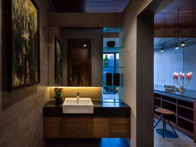 Những không gian tiện ích nhận được ánh sáng tối đa và thông gió.