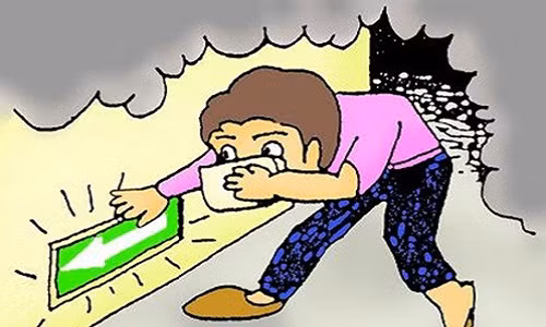 Kỹ năng thoát hiểm cần phải biết khi chung cư cháy Ky nang thoat hiem can phai biet khi chung cu chay