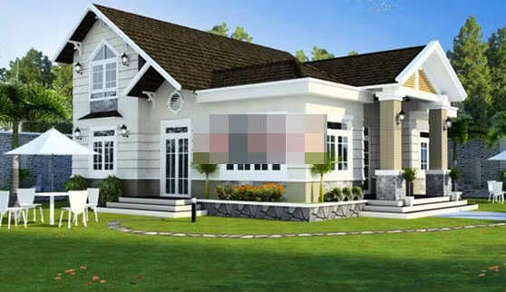 Hệ thống mái ngói ấn tượng với gam màu nâu cổ điển, gợi nét đẹp truyền thống. Ảnh: Angcovat.