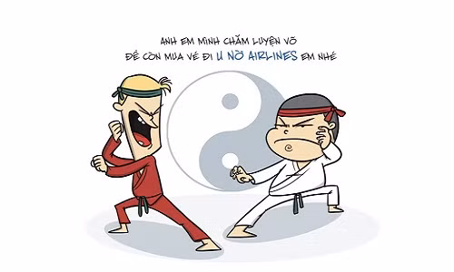 Có tiền lệ đánh và kéo lê khách hàng trên chuyến bay nên hãng này được khách "găm" vào đầu quan điểm phải khỏe mạnh, có võ thuật mới có thể bước lên máy bay.