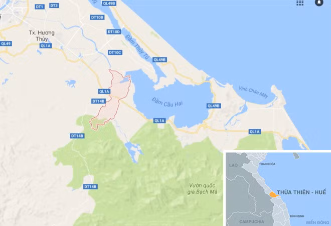 Xã Lộc An, nơi xảy ra vụ ngộ độc thực phẩm tập thể. Ảnh: Thiên Sơn. Xã Lộc An, nơi xảy ra vụ ngộ độc thực phẩm tập thể. Ảnh: Thiên Sơn.