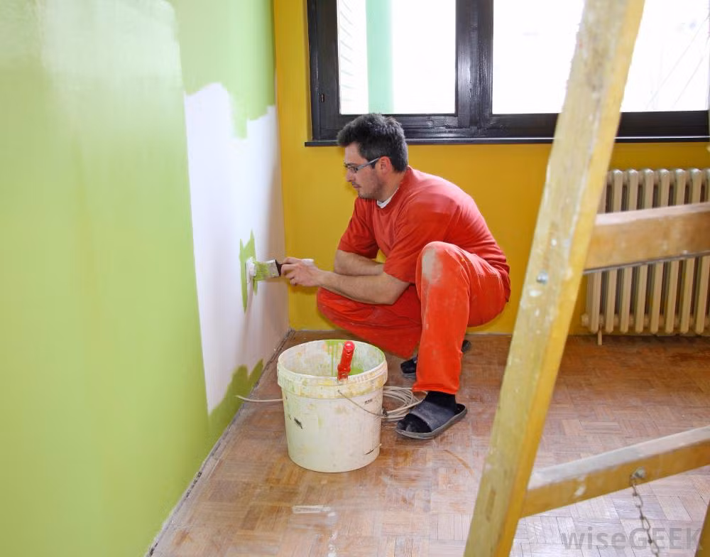 Sơn có độ chống thấm cao giúp tường nhà hạn chế rêu bám sau mùa mưa. Khi đó, gia chủ tiết kiệm tiền sơn nhà lại hàng năm. Ảnh: wiseGEEK.