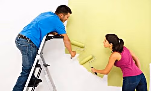 Để sơn nhà đẹp tuyệt nhiên không thể bỏ qua màu sắc. Những gam màu lạnh như xanh dương, xanh nhạt mang đến cảm giác thư giãn. Màu nóng như đỏ, cam thể hiện nét cá tính của chủ nhà. Ảnh: Homy Home.