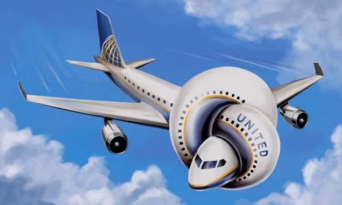United Airlines tu lay da ghe chan