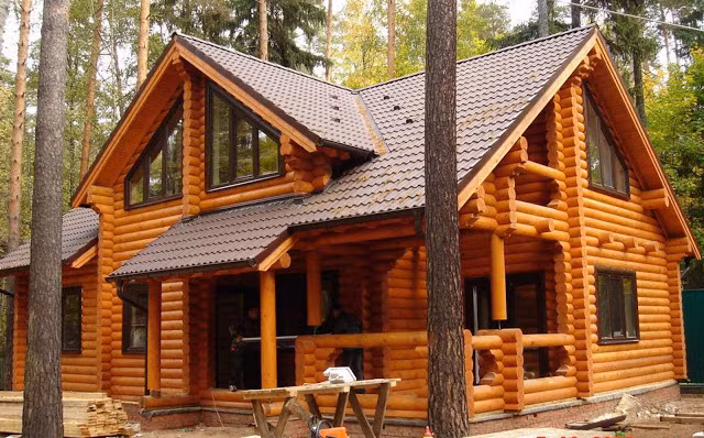Khung gỗ được giấu khéo léo trong các chi tiết kiến trúc. Ảnh: Skyhome.