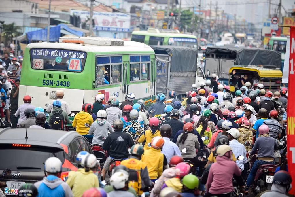 Các hướng di chuyển đều trong tình trạng khó nhúc nhích.